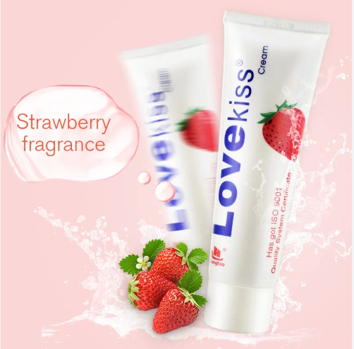 Lovekiss Strawberry Lube (100mL)